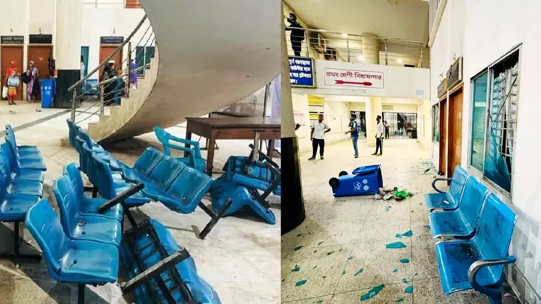 রাবি শিক্ষার্থীকে মারধর ও ভাঙচুরের ঘটনায় রেলের তদন্ত কমিটি গঠন